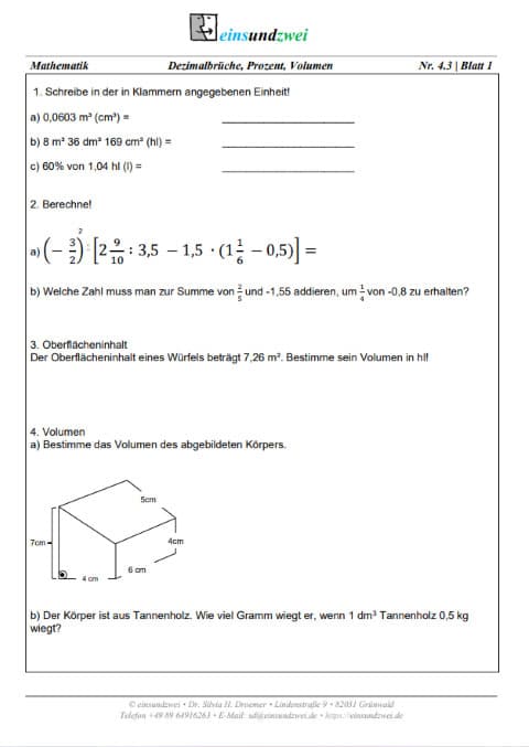 Mathematik Klasse Schulaufgaben Bungen Gymnasium